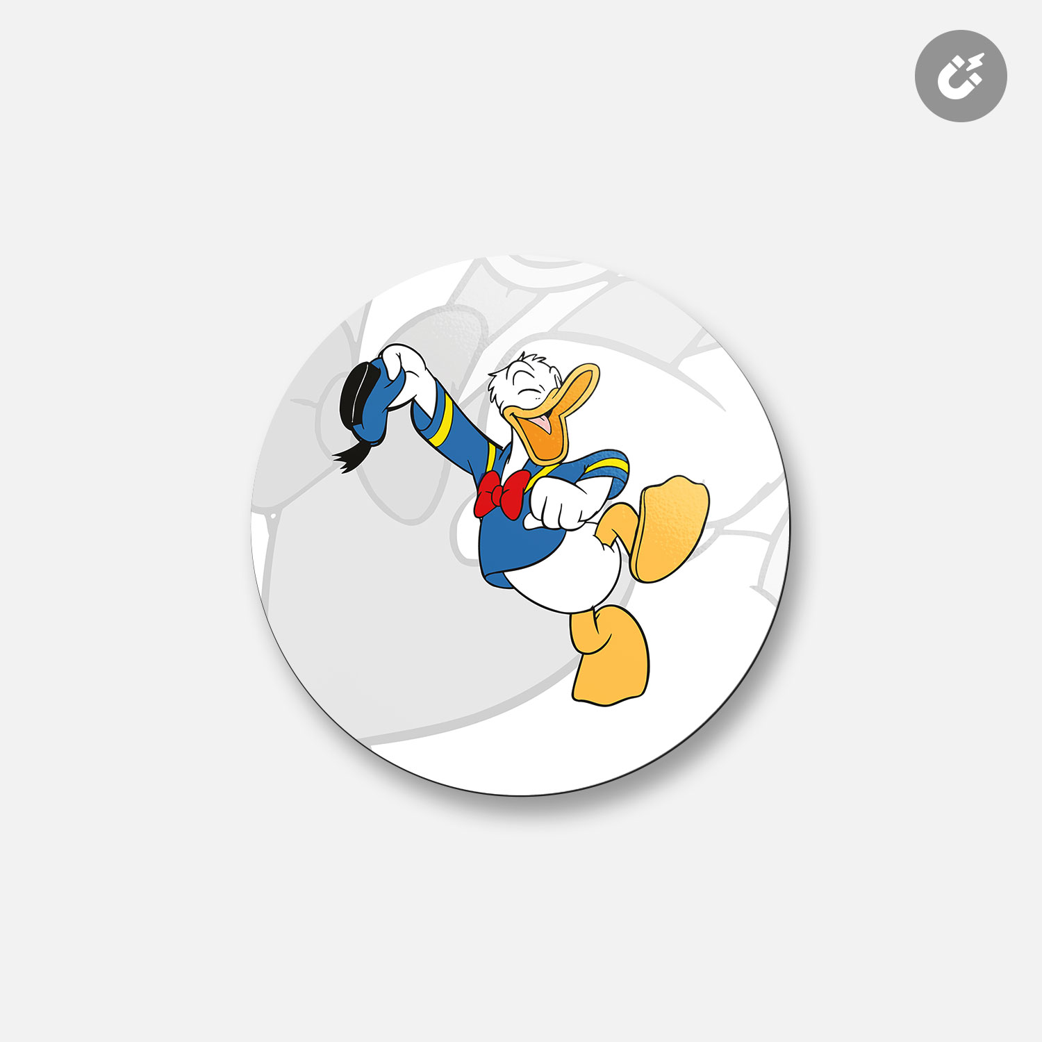 Donald Duck Cartoon Dance | 4'' X 4'' Round Decorative Magnet | eBay